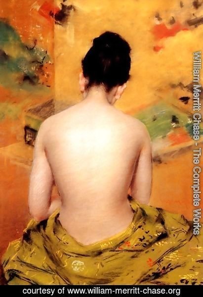 William Merritt Chase - Back Of A Nude