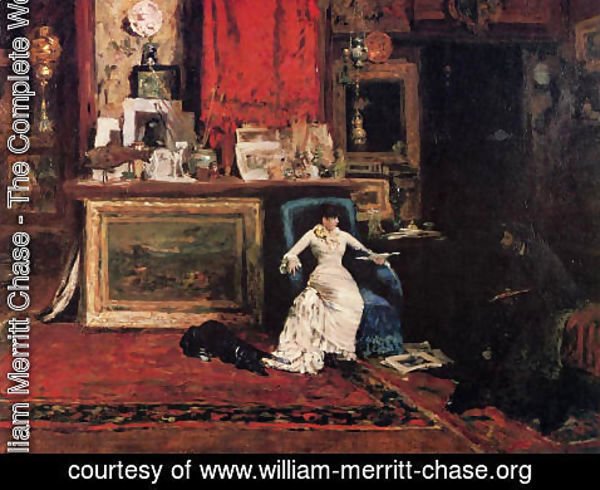 William Merritt Chase - Interior Of The Artists Studio Aka The Tenth Street