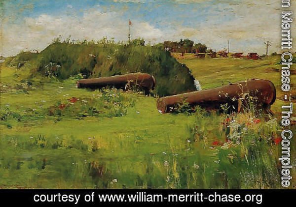 William Merritt Chase - Peace  Fort Hamilton