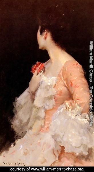 William Merritt Chase - Portrait Of A Lady