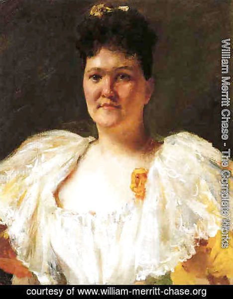 William Merritt Chase - Portrait Of A Woman
