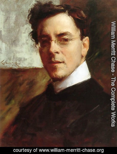 William Merritt Chase - Portrait Of Louis Betts