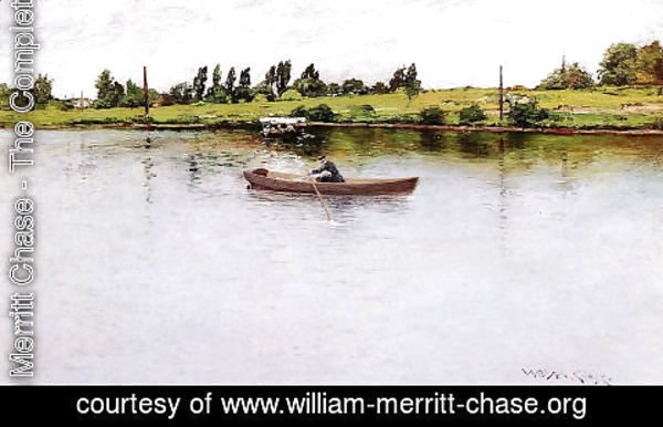 William Merritt Chase - Pulling For Shore