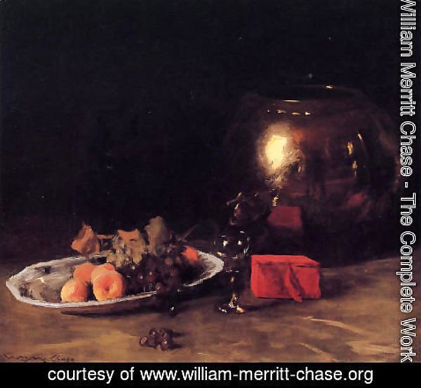 William Merritt Chase - The Big Brass Bowl